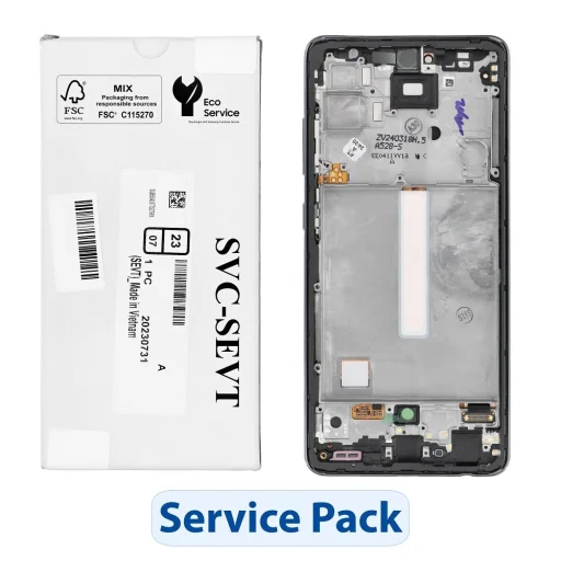 ServicePack LCD kijelző SAMSUNG A52 4G/5G A525F/A526B GH82-25754A - 1
