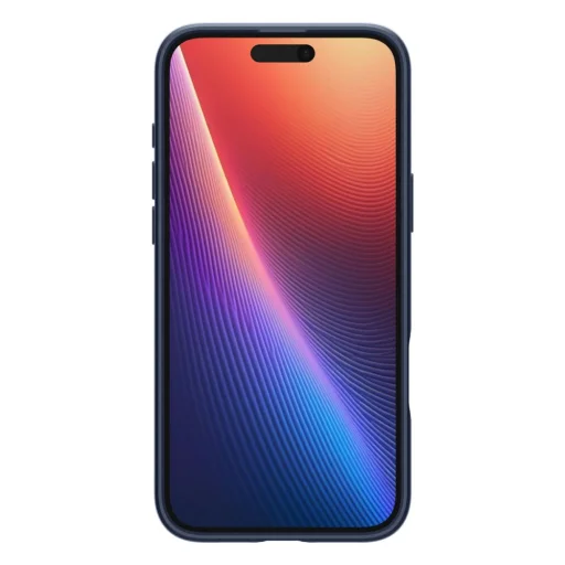  iPhone 16 Sötétkék SPIGEN Thin Fit Mag MagSafe tok - 3