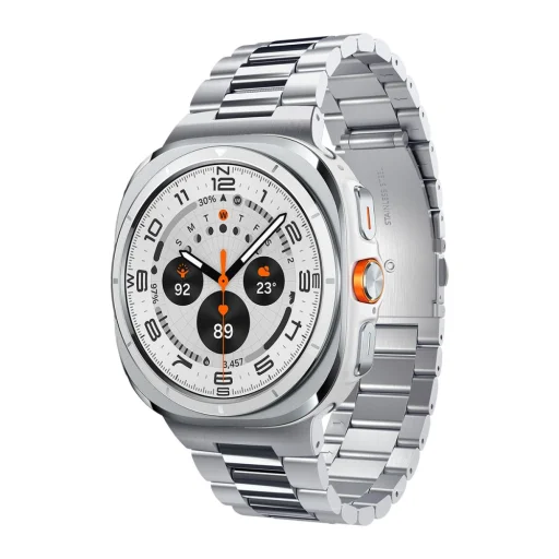 Spigen Modern Fit Szíj Samsung Galaxy Watch Ultra 2024/2025 (47 Mm) Ezüst - 2