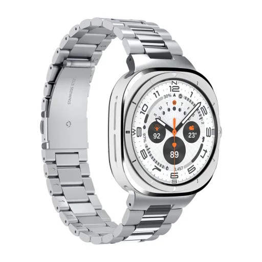 Spigen Modern Fit Szíj Samsung Galaxy Watch Ultra 2024/2025 (47 Mm) Ezüst - 6