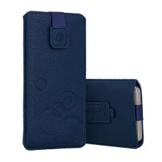 WONDER Deko Pouch tok (L méret) Iphone 13 Mini/12 Mini/SE 2020/2022/7/8 számára navy
