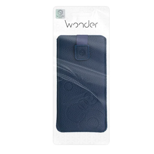 WONDER Deko Pouch tok (Méret XXL) Samsung S23 Ultra/S22 Ultra/M33/M23/A14 5G/Xiaomi Redmi 12C sötétkék - 7