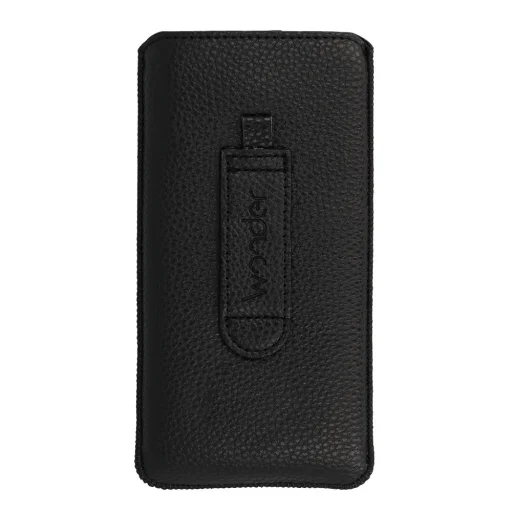 WONDER Deko Pouch tok (XXL méret) Samsung S23 Ultra/S22 Ultra/M33/M23/A14 5G/Xiaomi Redmi 12C fekete - 3