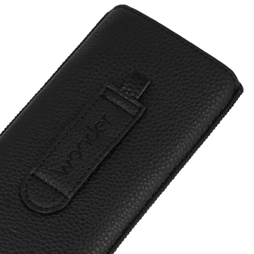 WONDER Deko Pouch tok (XXL méret) Samsung S23 Ultra/S22 Ultra/M33/M23/A14 5G/Xiaomi Redmi 12C fekete - 4
