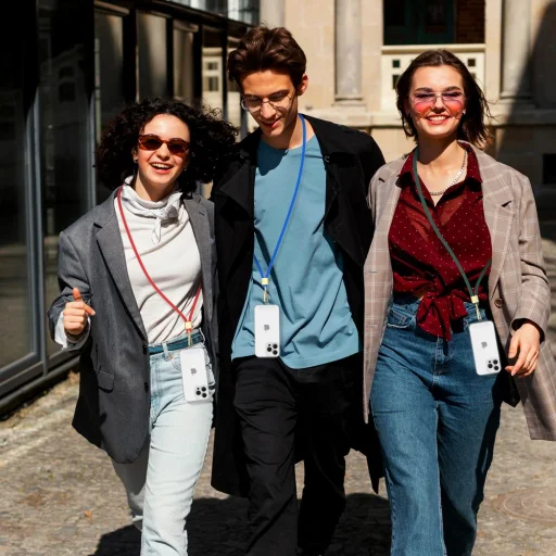 Tech-protect C2s Keresztbandázs Piros/arany - 3