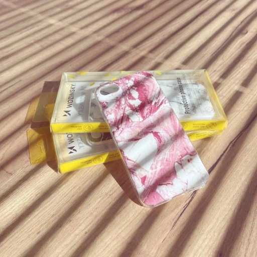 Wozinsky Marble TPU tok Samsung Galaxy M31 fehér - 2