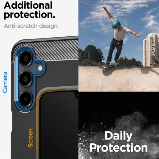  Galaxy A16 4G / 5G Matt Fekete SPIGEN Rugged Armor tok - 12