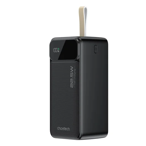 Choetech B732 Powerbank 50000 mAh 22.5W PD és QC - fekete - 1