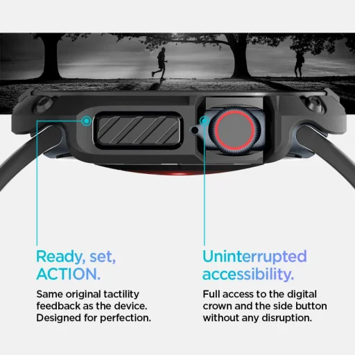  Apple Watch 10/11 (46 mm) Fekete SPIGEN Tough Armor tok - 14