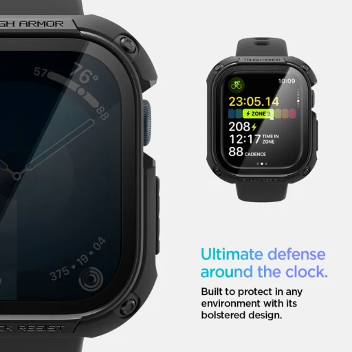  Apple Watch 10/11 (46 mm) Fekete SPIGEN Tough Armor tok - 10