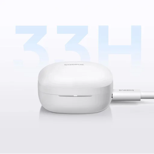 Baseus Bowie E19 TWS Vezeték Nélküli Fülhallgató - Fehér - 14