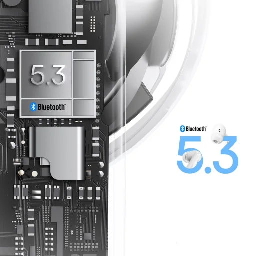 Baseus Bowie E19 TWS Vezeték Nélküli Fülhallgató - Fehér - 16