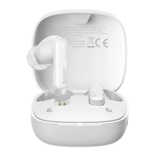 Baseus Bowie E19 TWS Vezeték Nélküli Fülhallgató - Fehér - 1