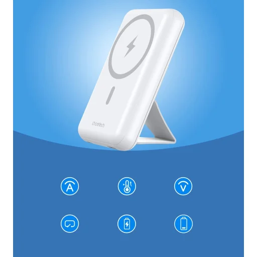 Powerbank Choetech B663 10000mAh 20W MagSafe USB-A / USB-C - fehér - 11