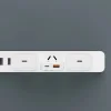 Dudao A30EUL 30W GaN hálózati töltő USB-A / USB-C + USB-C - Lightning kábel - fehér thumbnail