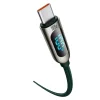 Baseus CATSK-B06 USB-C - USB-C PD kábel 100W 5A 480Mb/s 1m - zöld thumbnail
