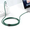 Baseus CATSK-B06 USB-C - USB-C PD kábel 100W 5A 480Mb/s 1m - zöld thumbnail
