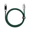 Baseus CATSK-B06 USB-C - USB-C PD kábel 100W 5A 480Mb/s 1m - zöld thumbnail