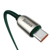 Baseus CATSK-B06 USB-C - USB-C PD kábel 100W 5A 480Mb/s 1m - zöld thumbnail