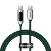 Baseus CATSK-B06 USB-C - USB-C PD kábel 100W 5A 480Mb/s 1m - zöld thumbnail