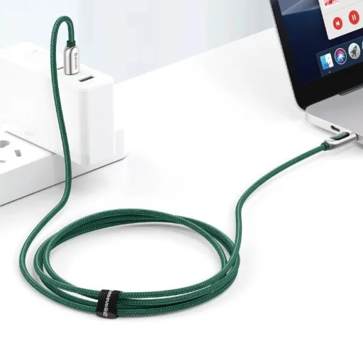 Baseus CATSK-B06 USB-C - USB-C PD kábel 100W 5A 480Mb/s 1m - zöld - 10