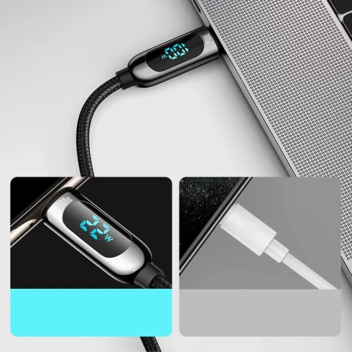 Baseus CATSK-B06 USB-C - USB-C PD kábel 100W 5A 480Mb/s 1m - zöld - 16