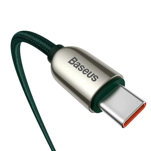 Baseus CATSK-B06 USB-C - USB-C PD kábel 100W 5A 480Mb/s 1m - zöld - 4