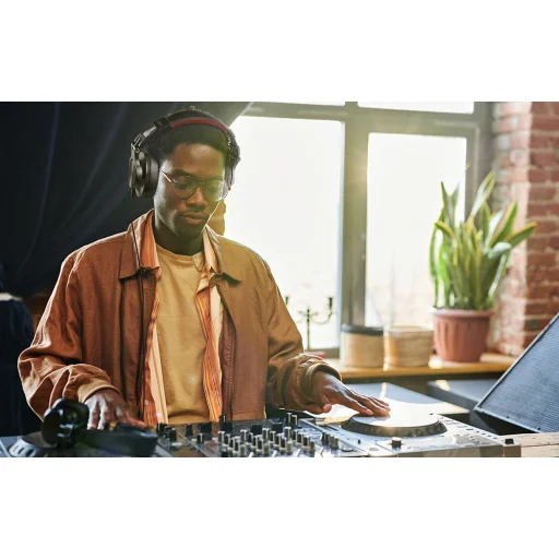 Oneodio Fusion A70 Vezeték nélküli fejhallgató (Fekete és Piros) - 5