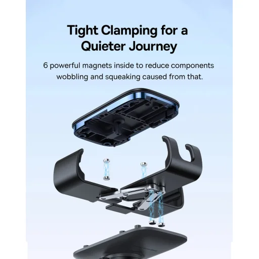 Baseus Metal Age 3 BS-CM028 gravitációs autós telefontartó - fekete - 9