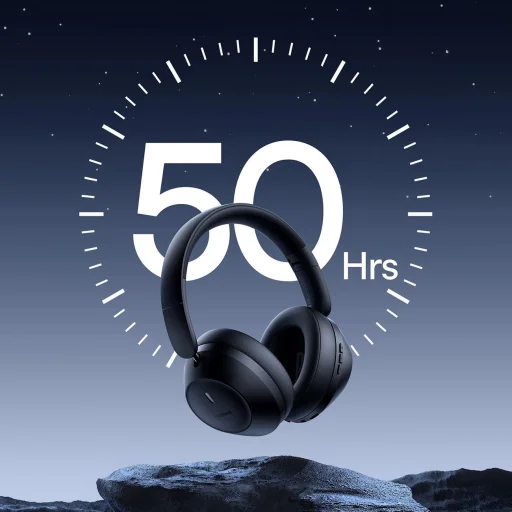 Baseus Bass 30 Max Vezeték nélküli On-Ear Bluetooth 5.3 Fejhallgató - Fekete - 14