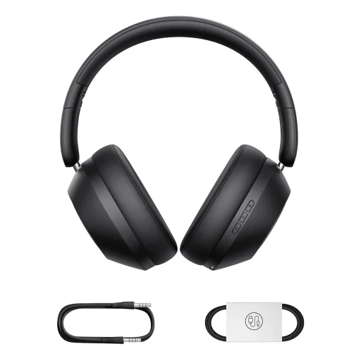 Baseus Bass 30 Max Vezeték nélküli On-Ear Bluetooth 5.3 Fejhallgató - Fekete - 6