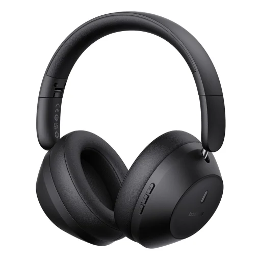 Baseus Bass 30 Max Vezeték nélküli On-Ear Bluetooth 5.3 Fejhallgató - Fekete - 1