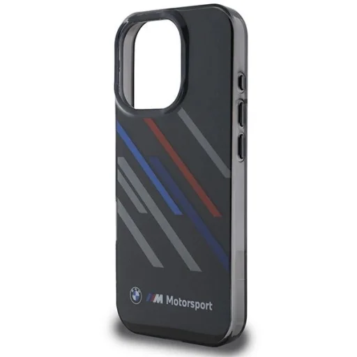  iPhone 16 Pro Fekete BMW Motosport IML Random Stripes tok - 6