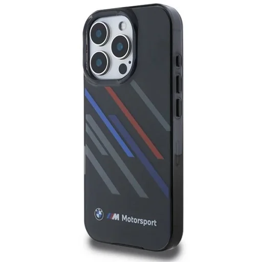  iPhone 16 Pro Fekete BMW Motosport IML Random Stripes tok - 2