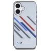  iPhone 16 Plus Szürke BMW Motosport IML Random Stripes tok thumbnail