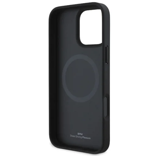  iPhone 16 Pro Max Piros BMW Sign Leather Diamond Metal Logo MagSafe tok - 7