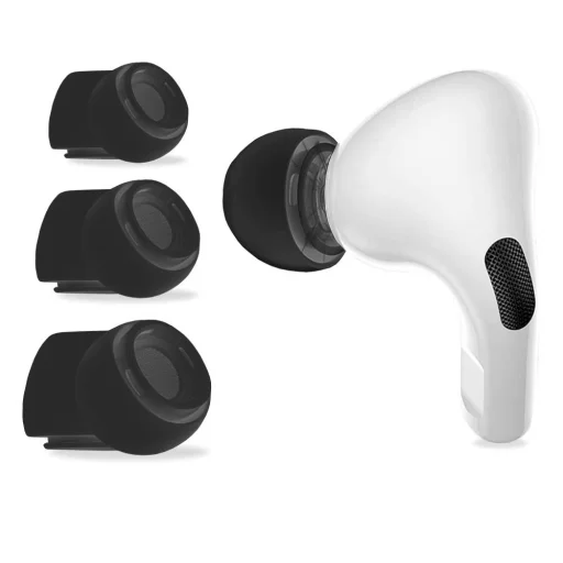 TECH-PROTECT fülbetétek 3-AS CSOMAG APPLE AIRPODS PRO 1 / 2 FEKETE - 1