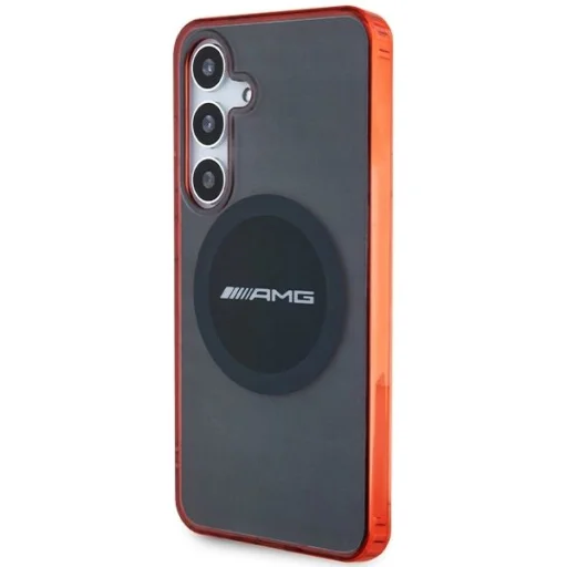 AMG Átlátszó Két Színű MagSafe tok Samsung Galaxy S24 - fekete - 2