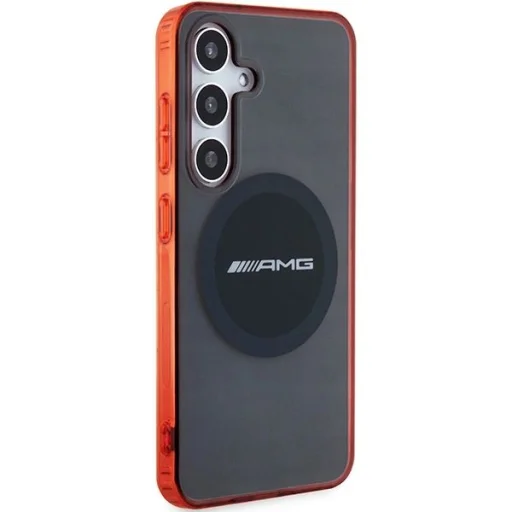 AMG Átlátszó Két Színű MagSafe tok Samsung Galaxy S24 - fekete - 4