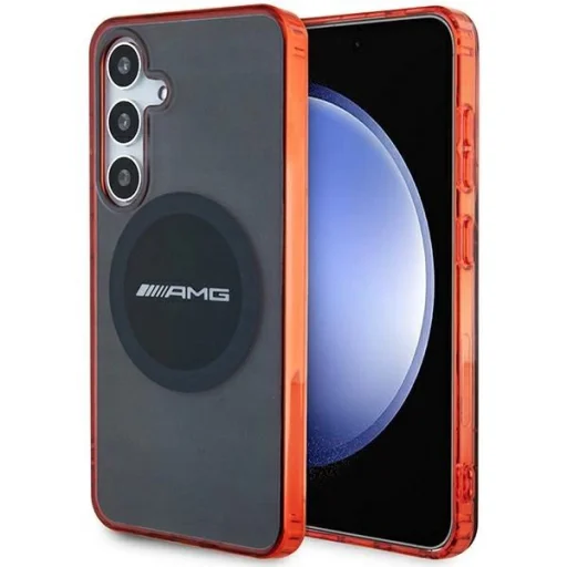 AMG Átlátszó Két Színű MagSafe tok Samsung Galaxy S24 - fekete - 1