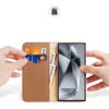 Dux Ducis Hivo fliptok RFID védelemmel Samsung Galaxy S24 Ultra - barna tok thumbnail