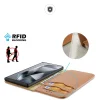 Dux Ducis Hivo fliptok RFID védelemmel Samsung Galaxy S24 Ultra - barna tok thumbnail