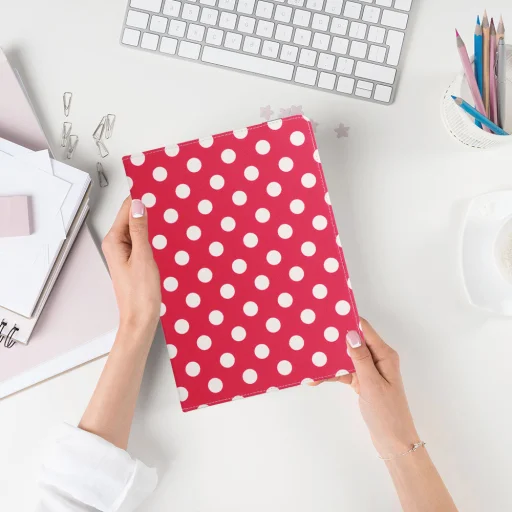 Wonder Canvas Tablet Tok 13 inches piros pöttyös - 8