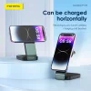 Foneng asztali telefontartó CP123 3 az 1-ben töltőállomás indukciós töltéssel fekete thumbnail
