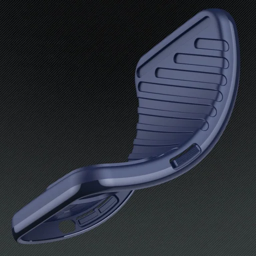 Thunder Case iPhone 16 Pro szilikon tok - Kék tok - 5