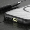 Leading Series MagSafe Szilikon Tok iPhone 16 Pro Max - Fekete tok thumbnail