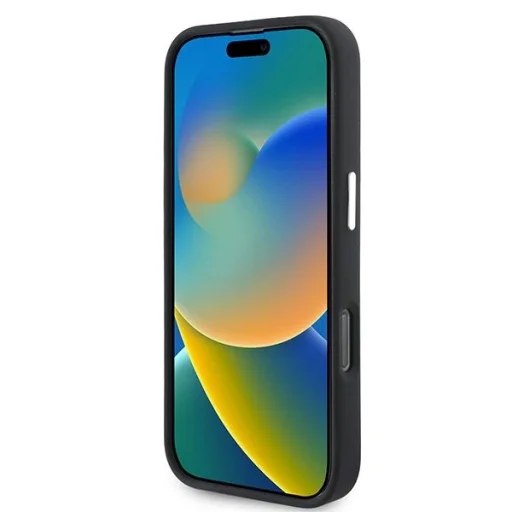 Mercedes Szilikon Kék Csík MagSafe tok iPhone 16 Pro Max-hoz - Fekete tok - 5