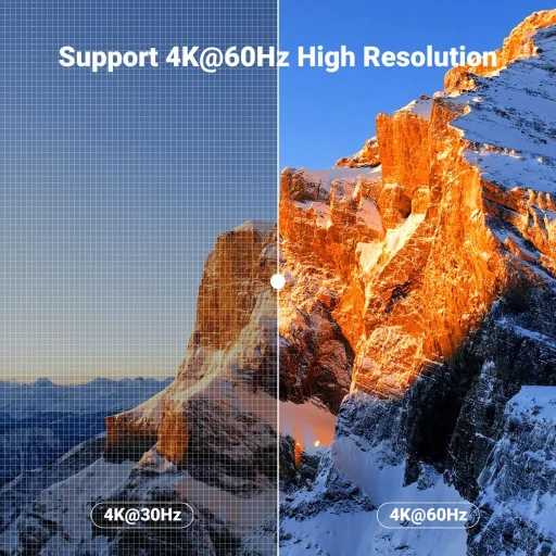 Ugreen CM664 HDMI kapcsoló 2 az 1-ben KVM switch - fekete - 11