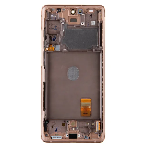 LCD kijelző + Érintőpanel + Előlap Samsung G780 4G Galaxy S20 FE Cloud Orange (Szerviz csomag) - 2