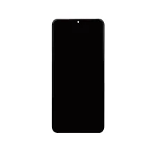 LCD kijelző + Érintőegység Samsung A047F Galaxy A04s Fekete (Szervizcsomag)